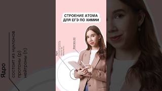 Строение атома для ЕГЭ по химии  химия егэ егэхимия [upl. by Gnek]