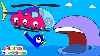 Abc Phonics For Kids  Letters AB  The Alphabuddies Ep2 [upl. by Lilyan]