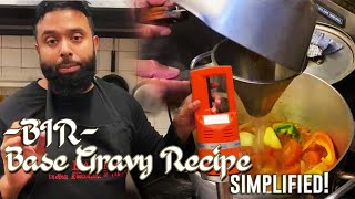 HOW TO MAKE BASE GRAVY  BIR  INDIAN RESTAURANT STYLE  SIMPLIFIED RECIPE TO FOLLOW [upl. by Noman]