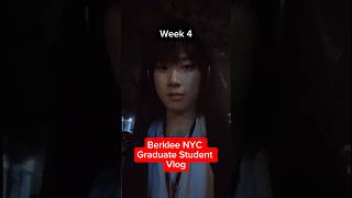 Berklee NYC Graduate Student Vlog week 4 [upl. by Jr]