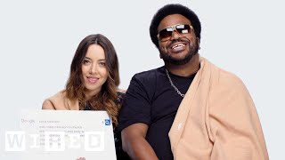 Aubrey Plaza amp Craig Robinson Answer the Webs Most Searched Questions  WIRED [upl. by Yle]