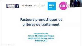 Cours DES lymphome folliculaire 25 février 2022  partie 22 [upl. by Lachish927]