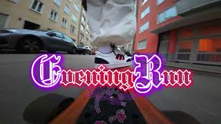 Autumn 🎃 EveningRun 4k 60fps 😊 Longboard Arbor Flagship with StockWheels [upl. by Esidnac]