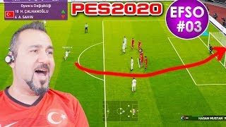 BÖYLE DE GOL YEMEZSİN MİLLİ TAKIM MAÇLARI  PES 2020 EFSANE OL 3 [upl. by Babb]