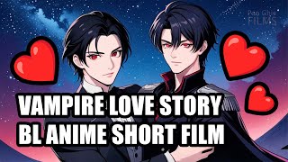 BL Anime quotVampire Love Storyquot Boys Love A BL Short Story MM Romance Spooky Special [upl. by Kernan]