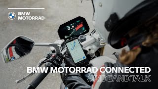 Learn about the innovative connectivity features from BMW Motorrad l RideAndTalk [upl. by Nihi760]