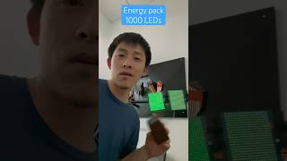 3D printed TENG energy pack to easily power 1000 LEDs 3dprinting greenery [upl. by Mungo]