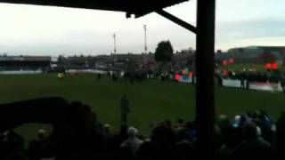 Chorley vs Chester Chorley pitch invasion [upl. by Notsob]