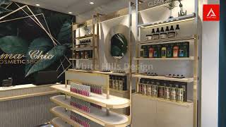 Latest Cosmetics Shop  Retail Interior Design  Whitehills Interior [upl. by Annhoj]