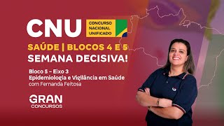 Concurso Nacional Unificado  Semana Decisiva Bloco 5 Eixo 3  Epidemiologia e Vigilância em Saúde [upl. by Bowen]