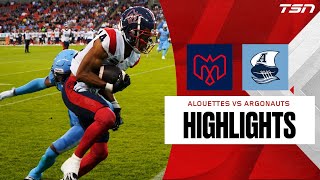 CFL WEEK 17 Toronto Argonauts vs Montreal Alouettes FULL HIGHLIGHTS [upl. by Leak209]