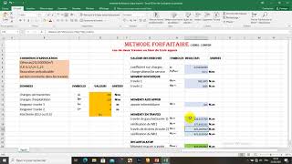 Méthode forfaitaire formation excel [upl. by Ociram499]