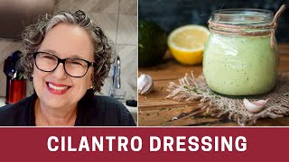 How to Make Creamy Cilantro Lime Dressing  The Frugal Chef [upl. by Carbo704]