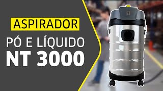 NT 3000 Kärcher ASPIRAÇÃO de pó e líquido com alta eficiência [upl. by Claiborne956]