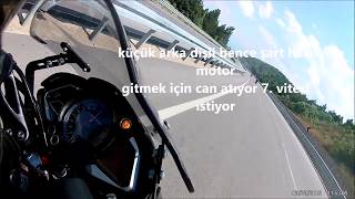 Bajaj Pulsar 200 Ns Son Hız Orjinal Motor 156 KMH VS R25 VS MT25 [upl. by Gabby]