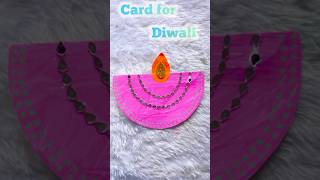 Easy Diwali card for school competition shorts youtubeshorts crafts kids [upl. by Rosemonde]