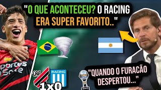 IMPRENSA ARGENTINA FICOU SEM ENTENDER REPERCUSSÃO VITÓRIA DO ATHLETICO PARANAENSE CONTRA O RACING [upl. by Silvanus]