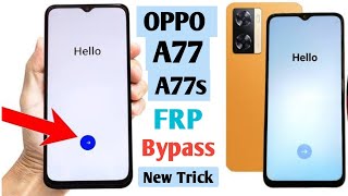 OPPO A77A77s FRP Bypass Google Account ANDROID 14 Latest UPDATE Without Pc [upl. by Eentrok]