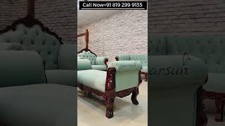 Sofa Set Design reels woodenfurniture sofa sofasetdesign [upl. by Adimra]