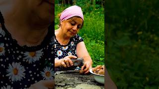 Country Life Vlog food cooking walnuts village rural peasant food asmr nature natural [upl. by Leakcim]