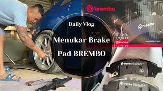 Cara Menukar Brake Pad Bezza  Brand BREMBO [upl. by Bein]