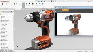 Solidworks tutorial PhotoView 360 [upl. by Eeima276]