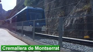 Cremallera de Montserrat  Montserrat Rack Railway  FGC Barcelona   Cab View [upl. by Suez403]