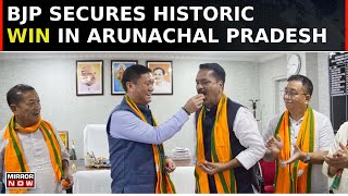 Election Result 2024 BJP Wins 46 Out Of 60 Seats In Arunachal Pradesh Assembly Polls  Top News [upl. by Nomelihp346]