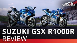 2021 Suzuki GSXR1000R and GSXR750 100th Anniversary Quickspin  bikesales [upl. by Hanschen]