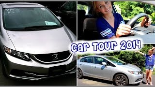 Whats in my Car ♡ CAR TOUR 2014 ♡ [upl. by Lashond]