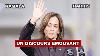 Le Discours Émouvant En Français de Kamala Harris Après Sa Défaite Aux Élections Américaines [upl. by Dlorad]