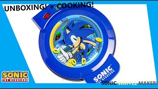 SONIC WAFFLE MAKER UNBOXING  COOKING [upl. by Ater73]