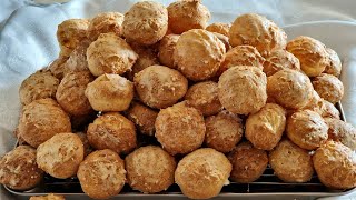 Recette  Gougères au Fromage [upl. by Yenruogis]