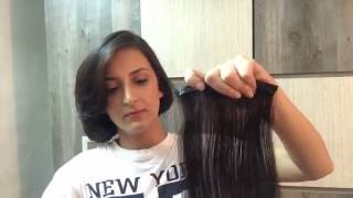 How to wear Clip On Hair Extensions  by Velvet Extensions India [upl. by Dine]