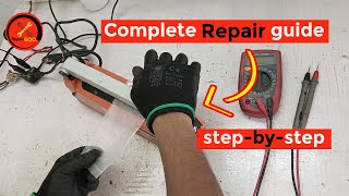 hand sealing machine heating problem heat sealer repair stepbystep complete guide [upl. by Ssac]