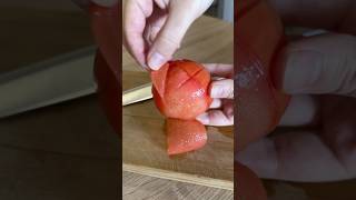 Easy Way to Peel Tomatoes cookinghacks [upl. by Zolnay17]