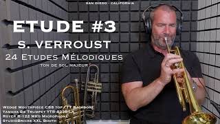 VERROUST Etude 3 from 24 Etudes Mélodiques [upl. by Winchell]