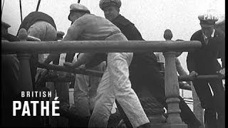 Famous Cutty Sark Arrives At Gravesend 1938 [upl. by Asor]