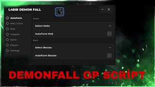 ROBLOX  DEMONFALL👹 SCRİPT 🧑🏿‍💻 AUTO FARM GOD MODE İTEMS CODEX ARCEUS X FLUXUS HYDROGEN DELTA [upl. by Mccahill]