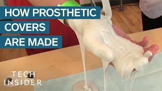 How Prosthetic Skin Is Made For Bionic Limbs [upl. by Eibrad]