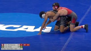 174lbs Anthony Mantanona Oklahoma vs Adam Kemp Cal Poly [upl. by Lerrad]