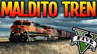 GTA 5 MALDITO TREN NADA COMO SALIR DEL TRABAJO Y MONTARTE EN EL TREN SUPER VELOCIDAD GTA V MOD [upl. by Nitfa]