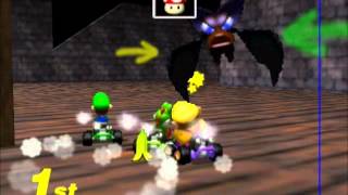 Mario Kart 64  Special Cup with 300cc Cup cheat on [upl. by Elleivad]