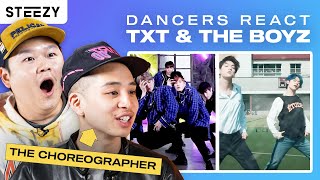 Dancers React to TXT amp The Boyz ft Devin Pornel [upl. by Aleihs287]