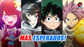 🤩 ANIMES MÁS ESPERADOS VERANO 2024 [upl. by Heuser249]