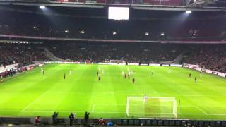 Singing Bob Marley  Three little birds  Ajax Amsterdam  Psv [upl. by Romilda]