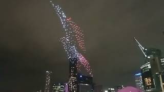 Brisbane Festival  Drone Display 020923 [upl. by Persse]