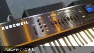 Kurzweil FORTE Musikmesse 2014 [upl. by Nivlam]