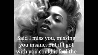 Beyonce  I Miss You Lyrics [upl. by Acirtap405]