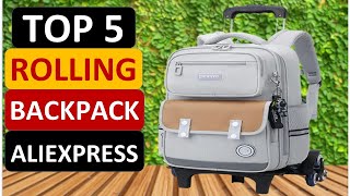 Top 5 Best Rolling Backpack in 2024 [upl. by Anaugal]